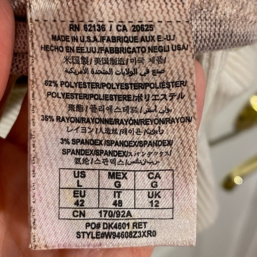 Y2K Guess Crystal Tattoo Tunic Sweater USA MADE Large - Picture 6 of 8